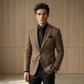 Taupe Brown Men's Blazer