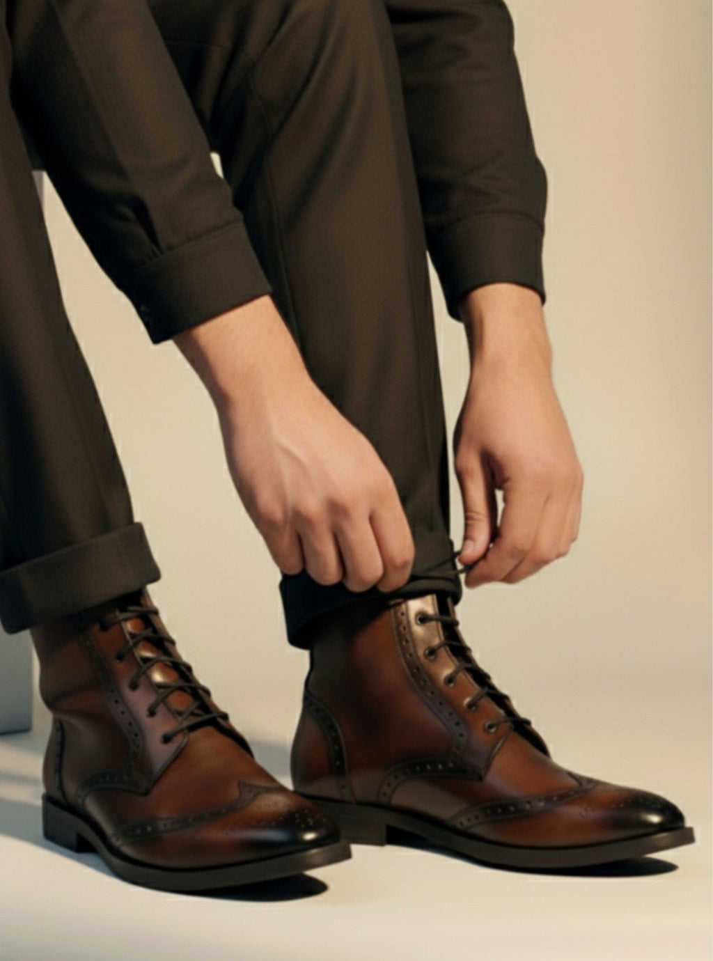Brown Shaded Boots