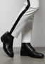Black Wingtip Boots
