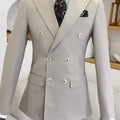 Stone Beige Slim Fit Suit