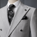 Light Grey Slim Fit Suit