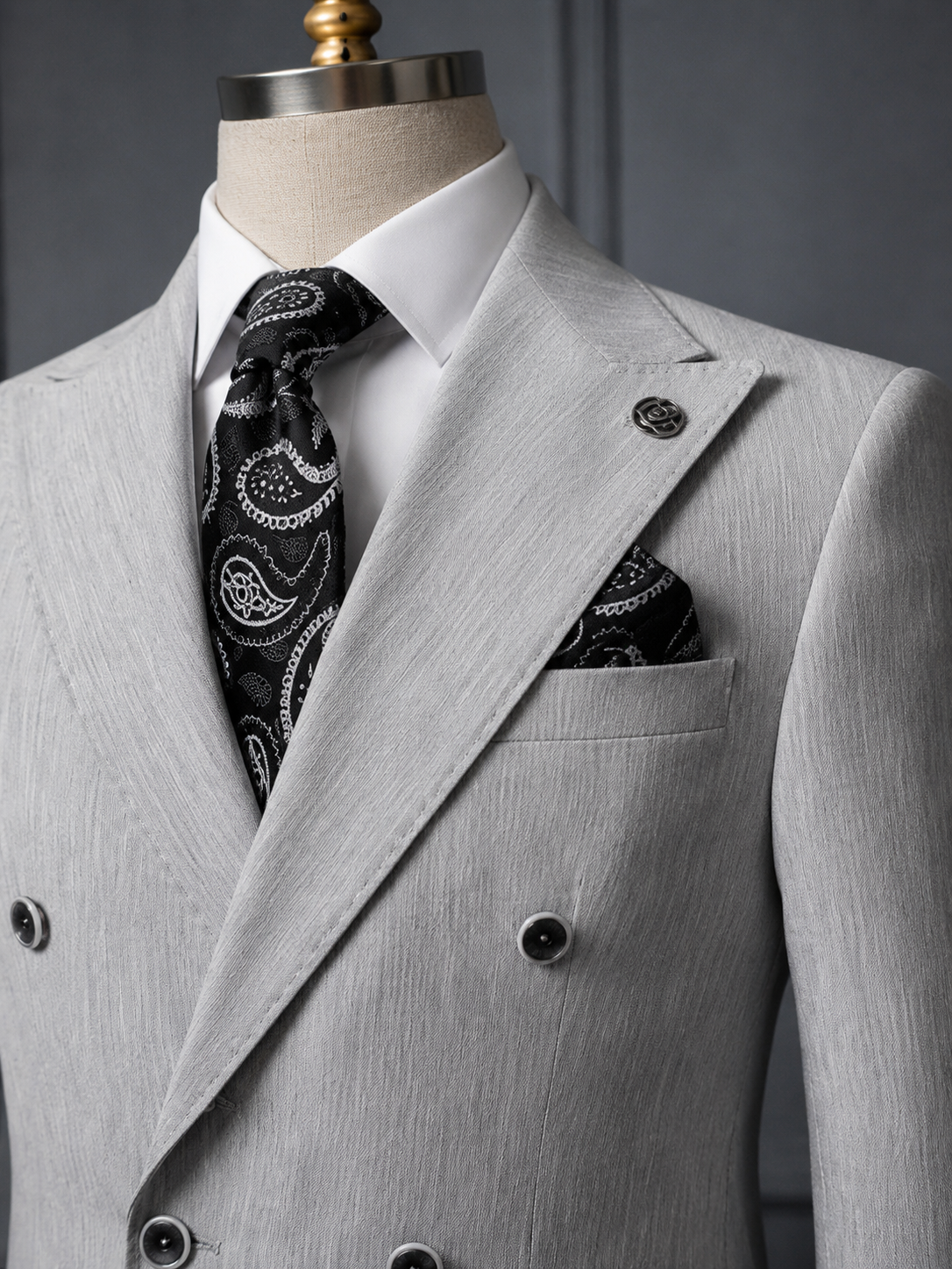Light Grey Slim Fit Suit