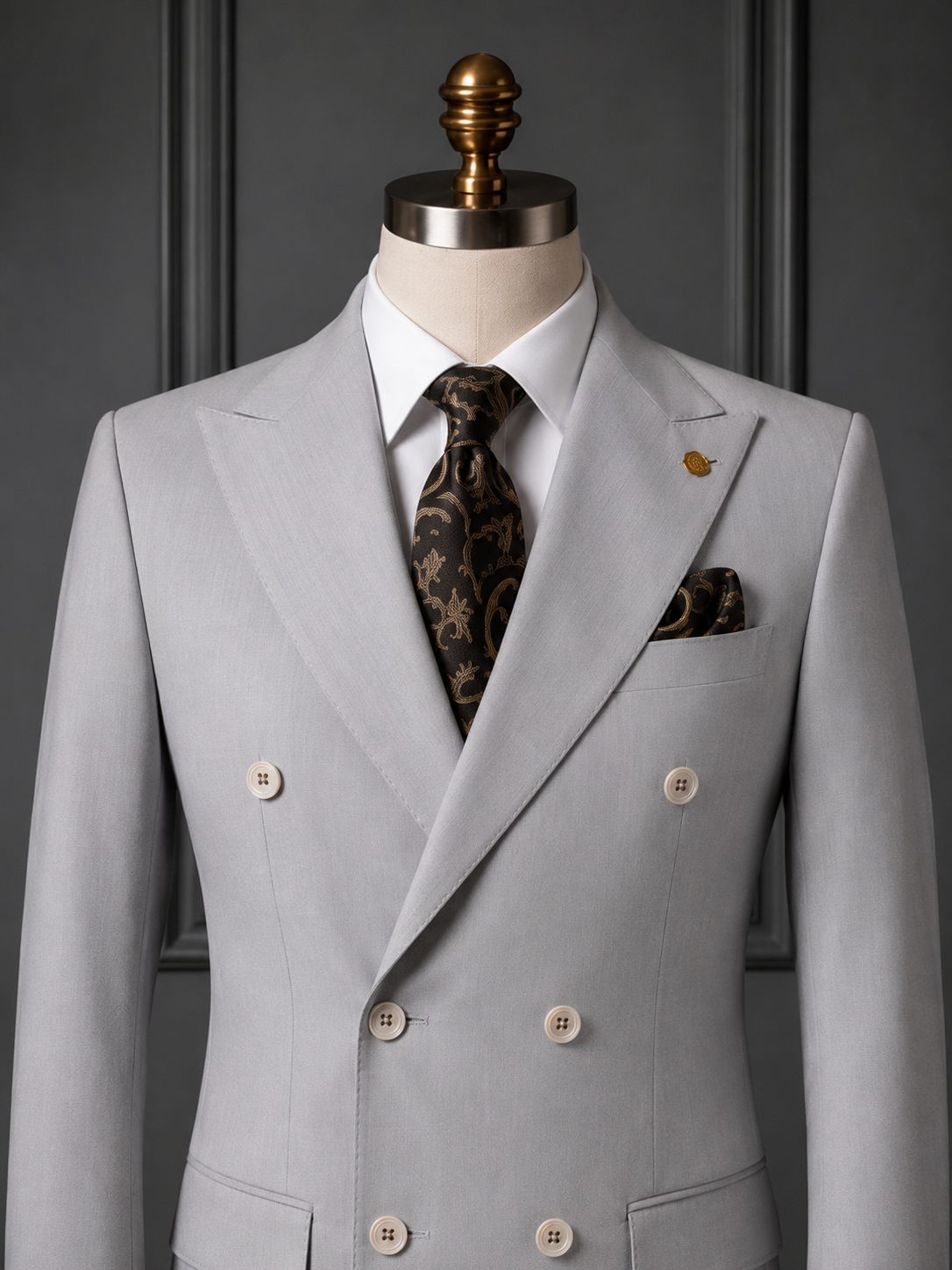 Stone Beige Slim Fit Suit