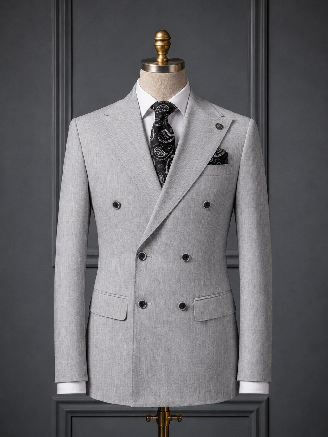 Light Grey Slim Fit Suit