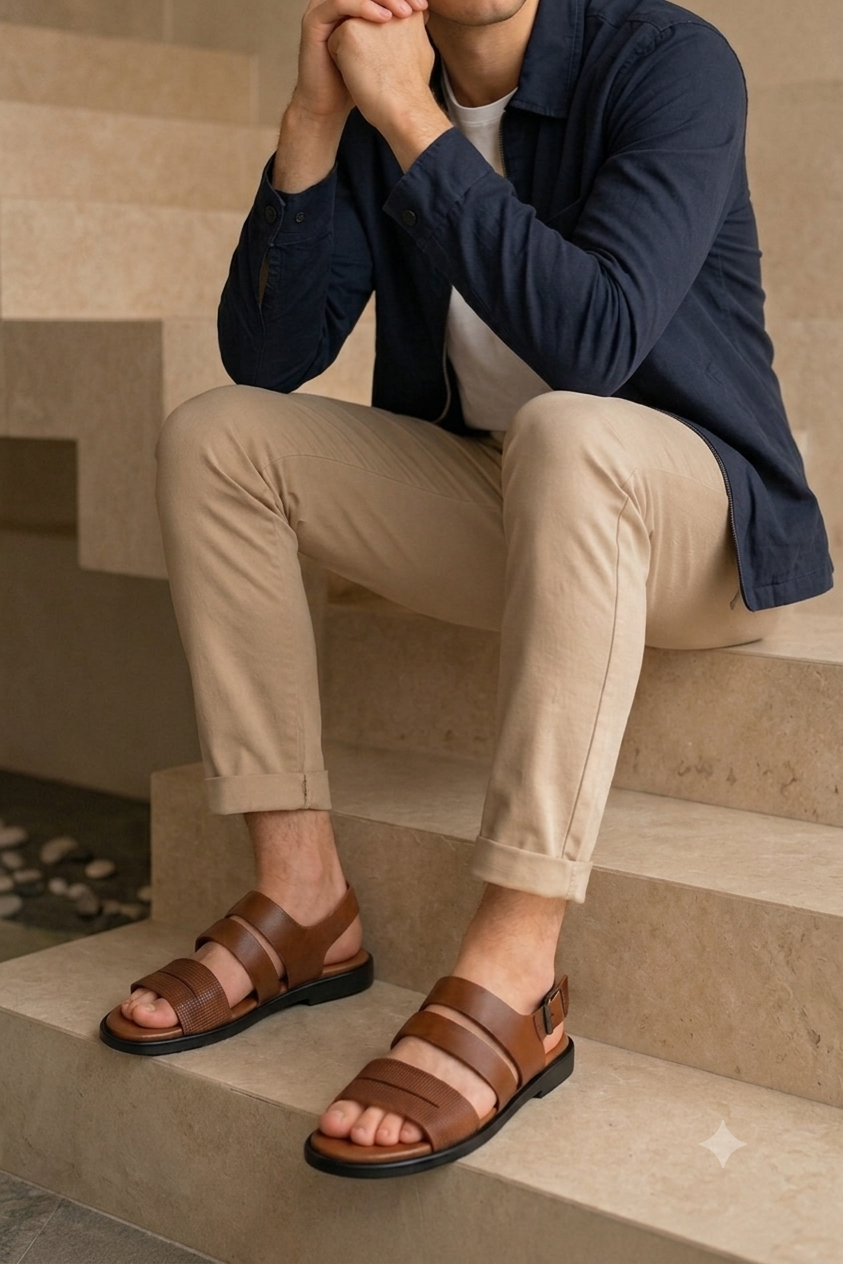 Tan Leather Sandals