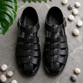 Black Fisherman Sandals