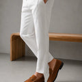 Cognac Suede Horsebit Loafers