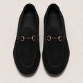 Black Horsebit Loafers