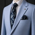 Sky Blue Two-Piece Suit