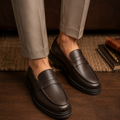 Brown Penny Loafers