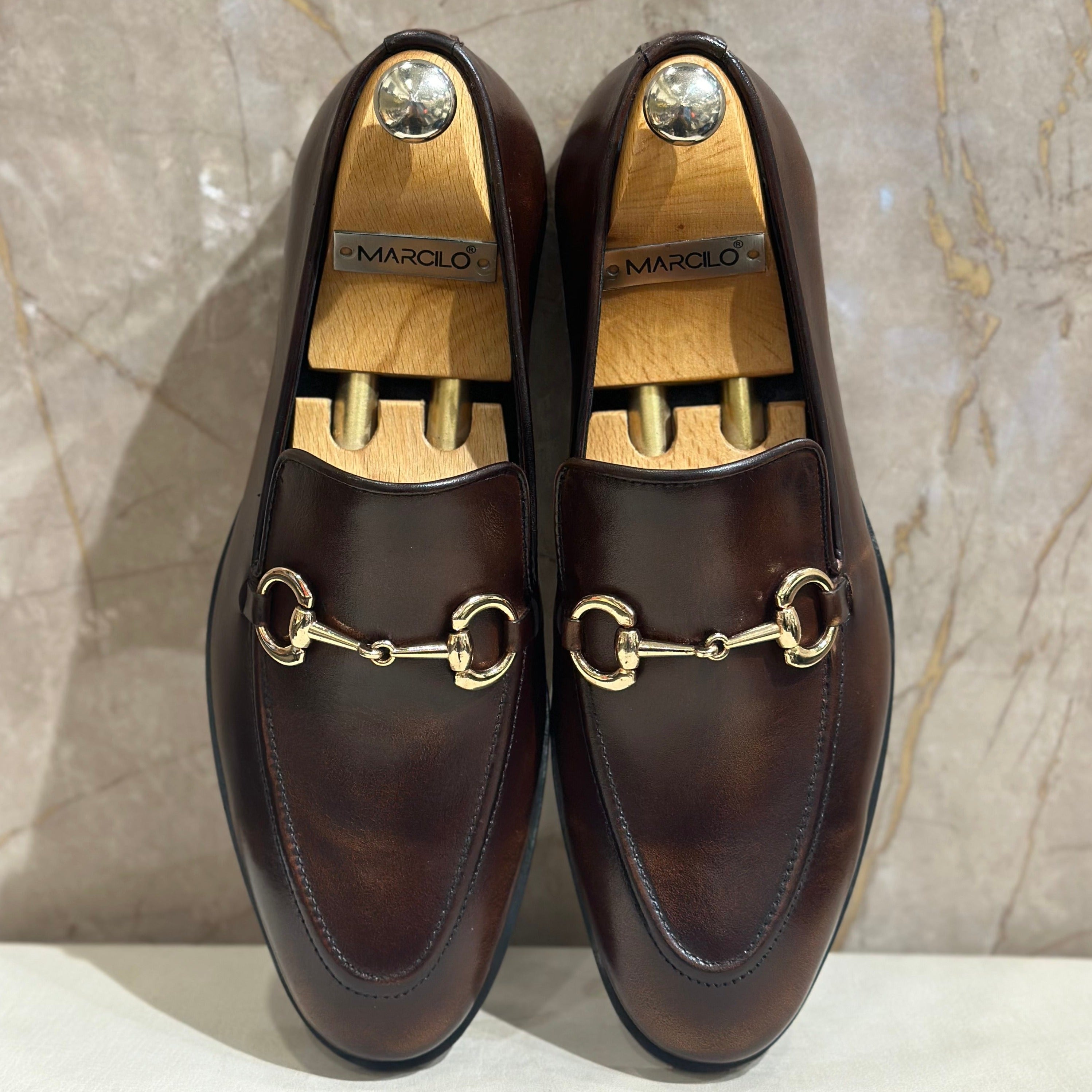 Brown Vantor Loafers Main image