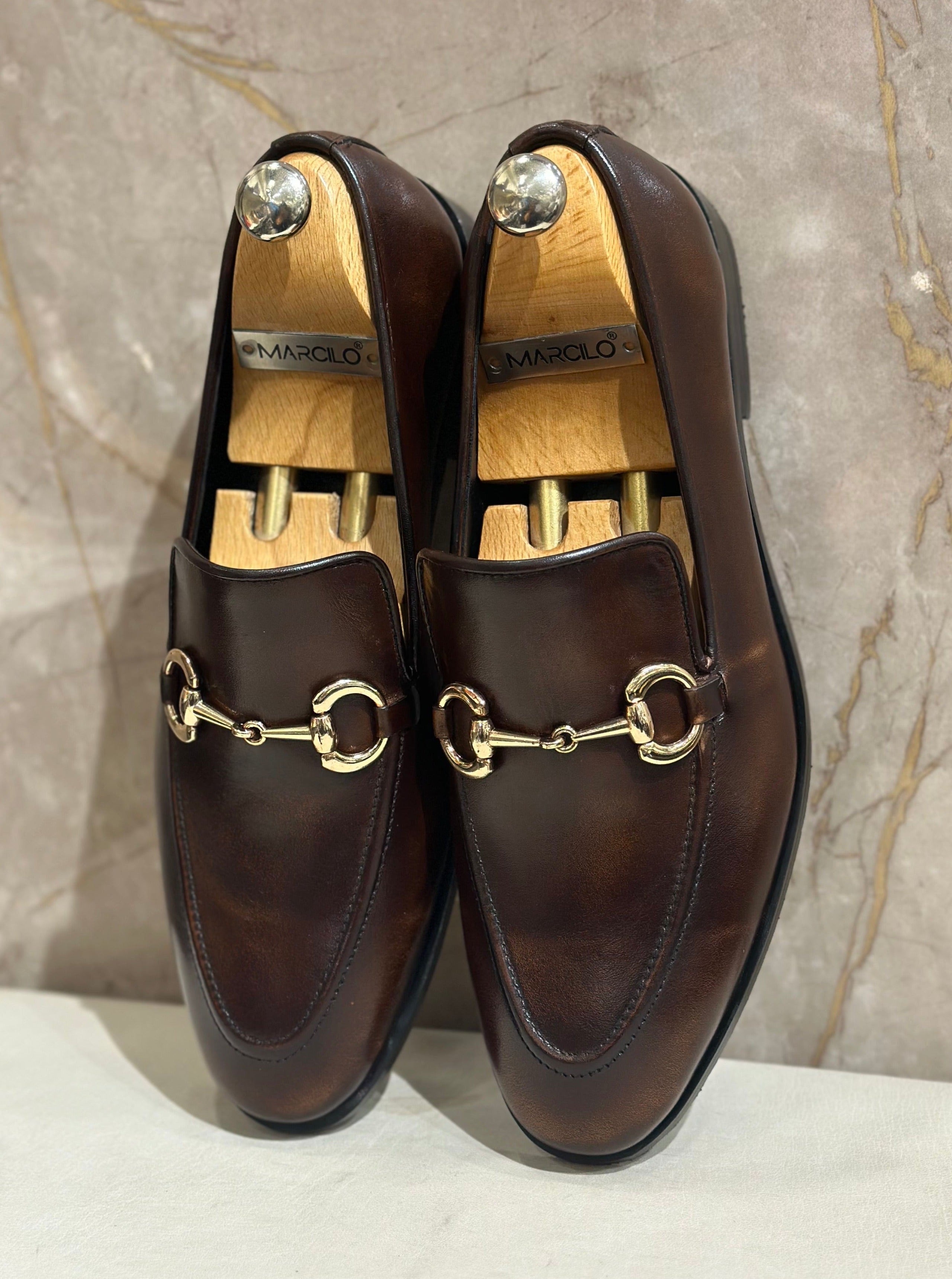 Brown Vantor Loafers Secondary image