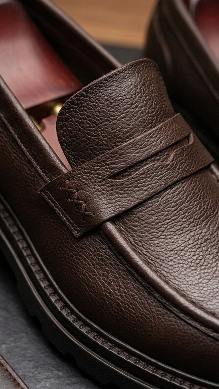 Brown Penny Loafers