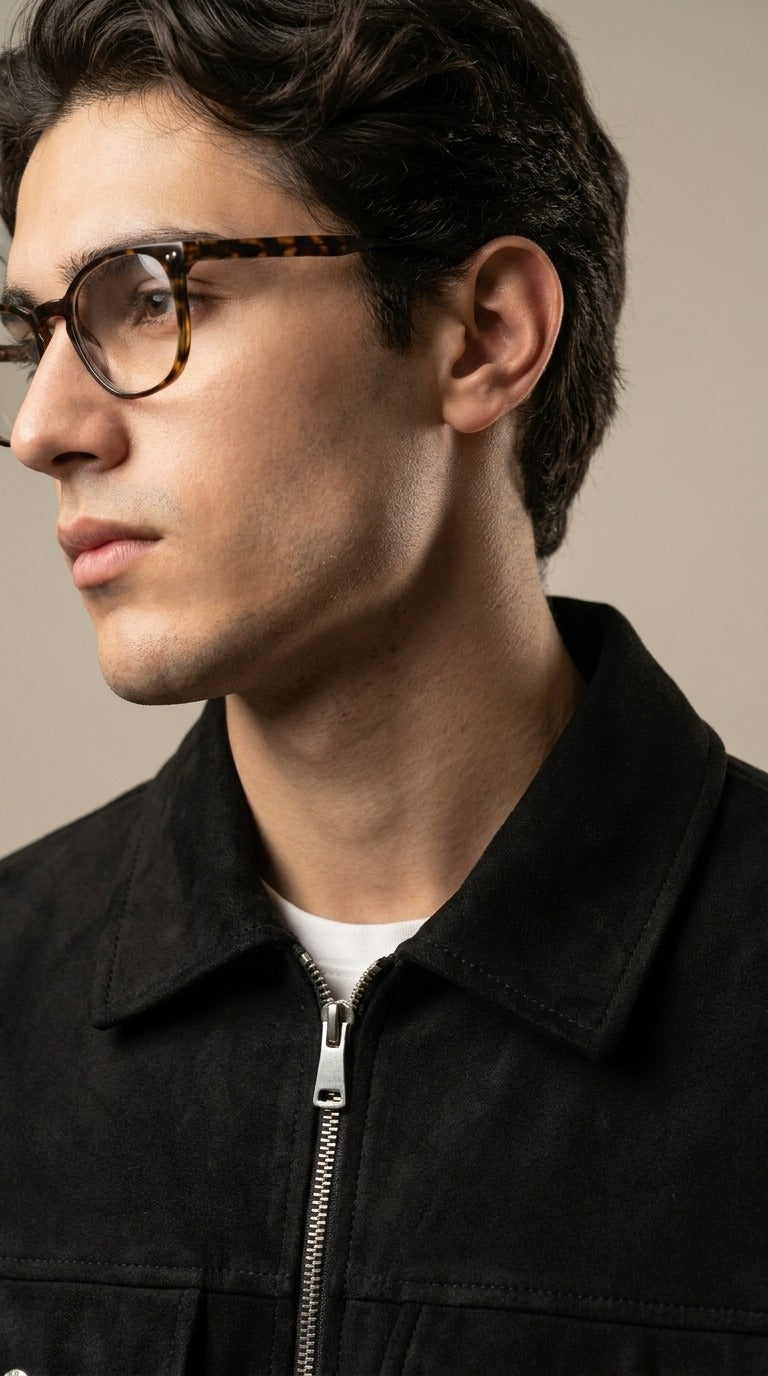 Double Pocket Suede Jacket